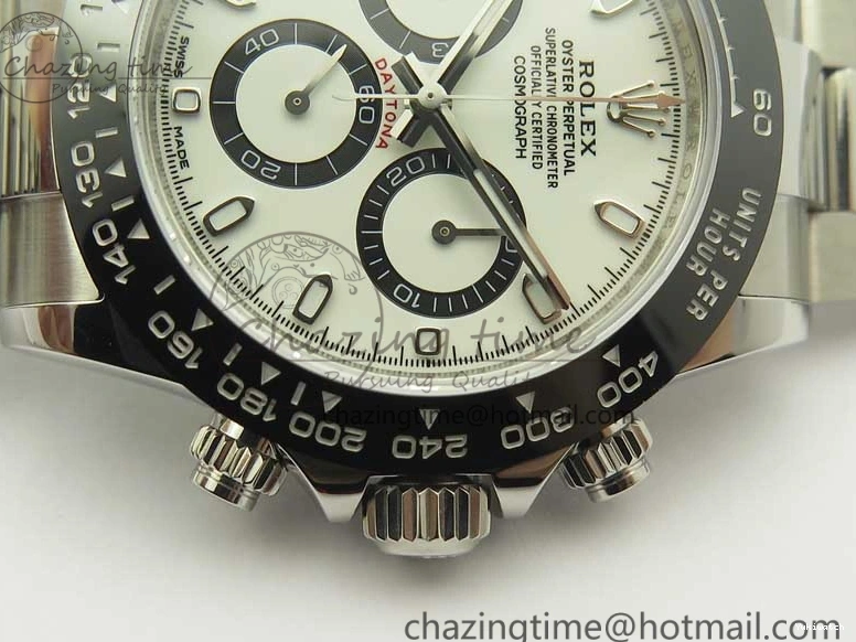 Clone Edition Best V2 A4130 1:1 Daytona Bracelet White 116500 And ARF Super 904L Case SS Dial 0524
